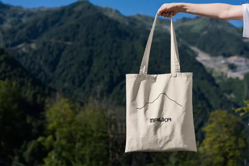 Mauka & Makai Canvas Tote – Find Balance Between Mountain and Ocean