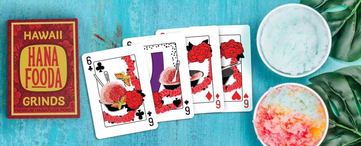 Sakura Hanafuda Poker Cards - Hawaii Grinds Collector's Edition