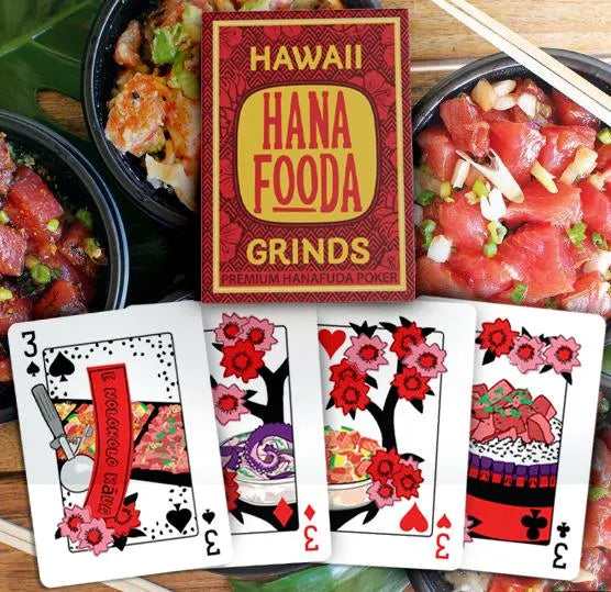 Sakura Hanafuda Poker Cards - Hawaii Grinds Collector's Edition