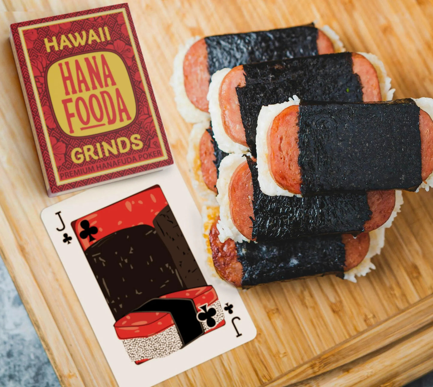 Sakura Hanafuda Poker Cards - Hawaii Grinds Collector's Edition